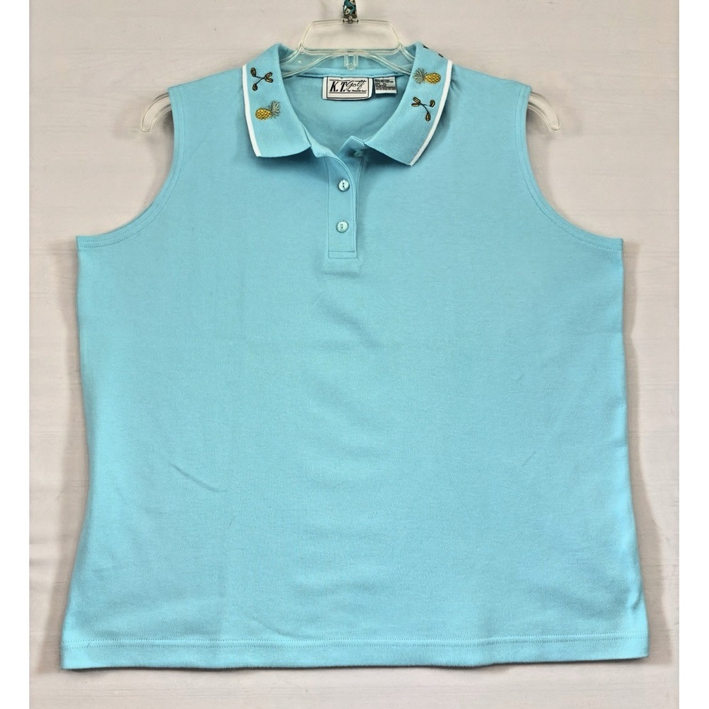 KT Golf Women Aqua Pullover Sleeveless Performance Activewear Stretch XL